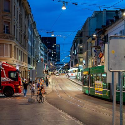 Greifengasse, Basel, Schweiz